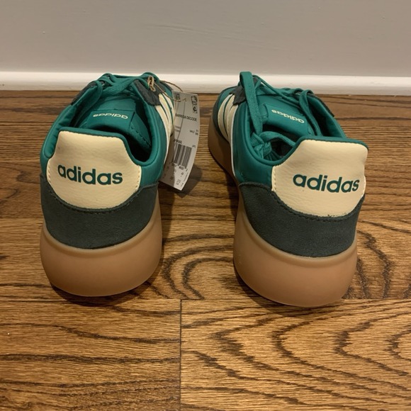 Adidas Barreda Decode Court Green Warm Vanilla Shoes Sneaker Mens Size 10 JP9666 - Picture 4 of 9